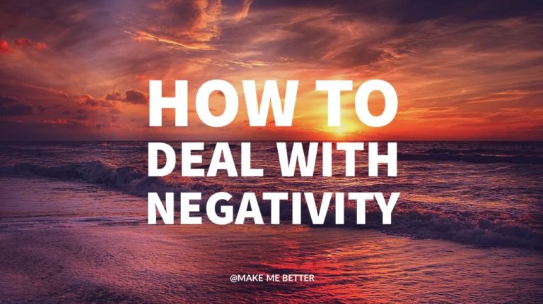 Deal With Negative People