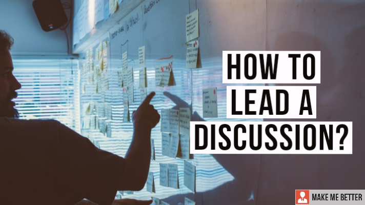 lead a discussion
