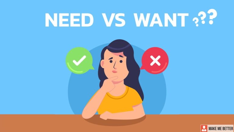 Need vs WANT