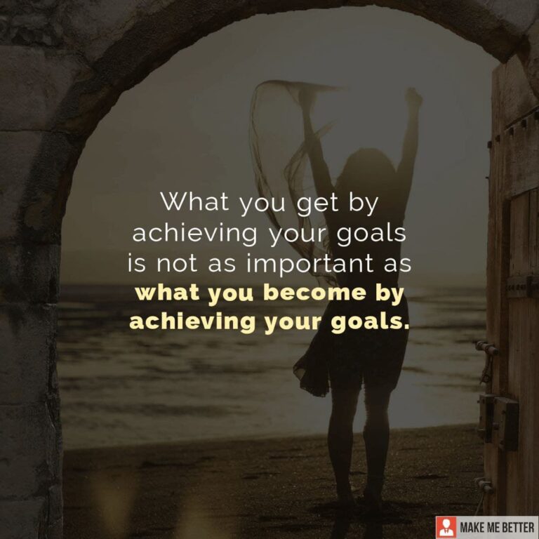 achieving your goals