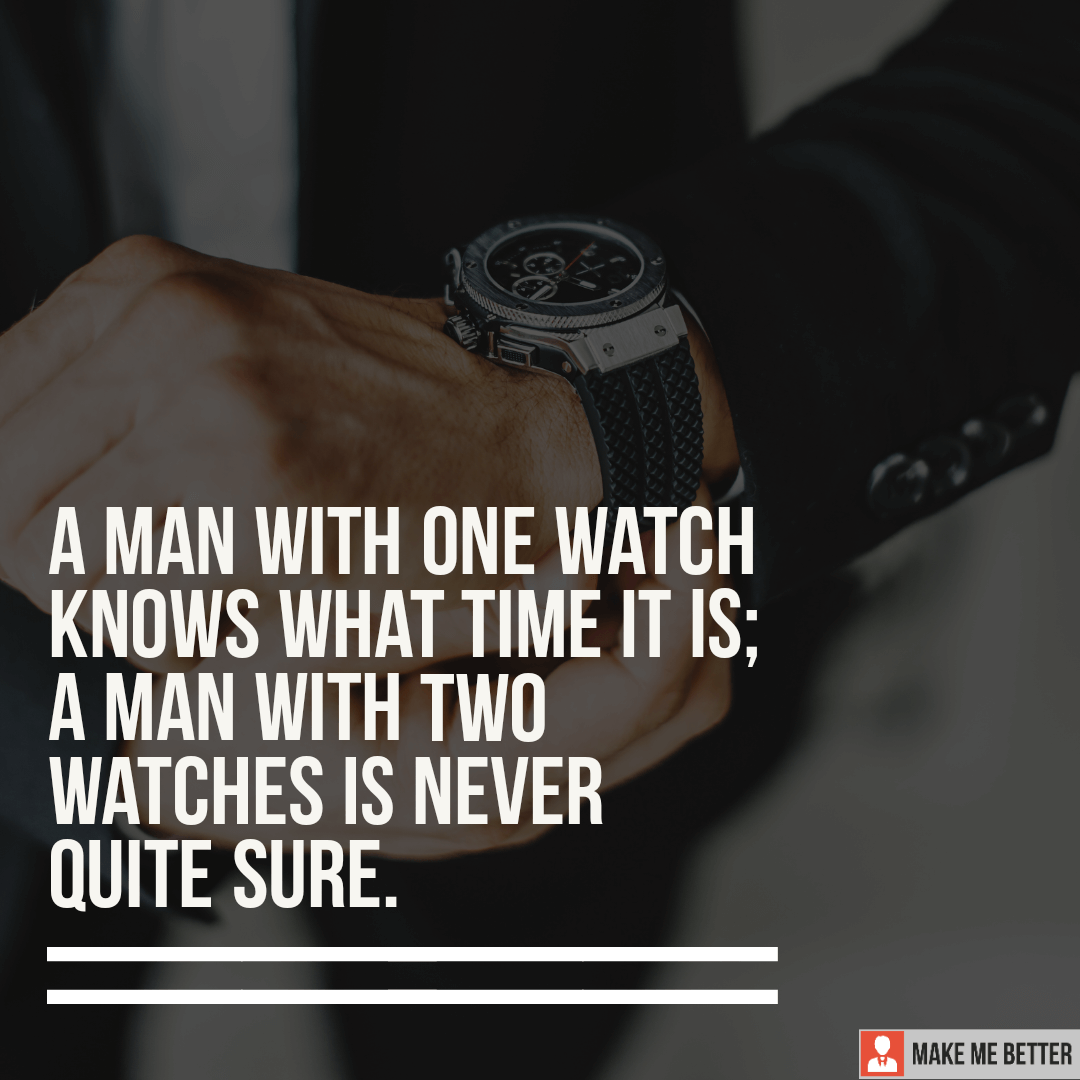 Never buy a man a watch hotsell