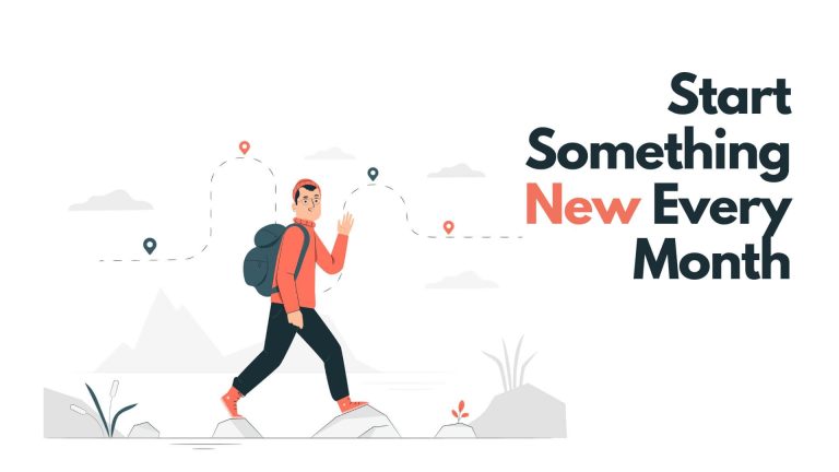 Start something good every month (Youtube)