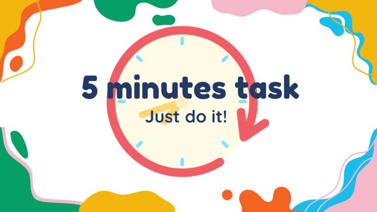 Small Wins, Big Clarity: How 5 minutes task Boost Productivity